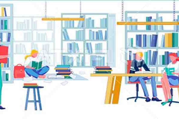 کتابخانه در اصفهان دکتر آذین گازر