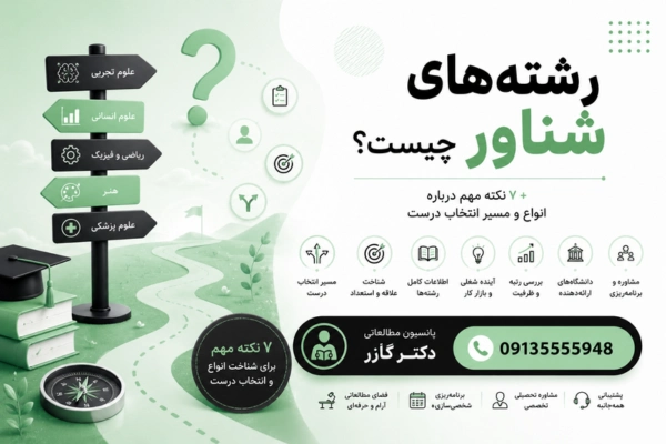 رشته های مشترک   رشته های شناور